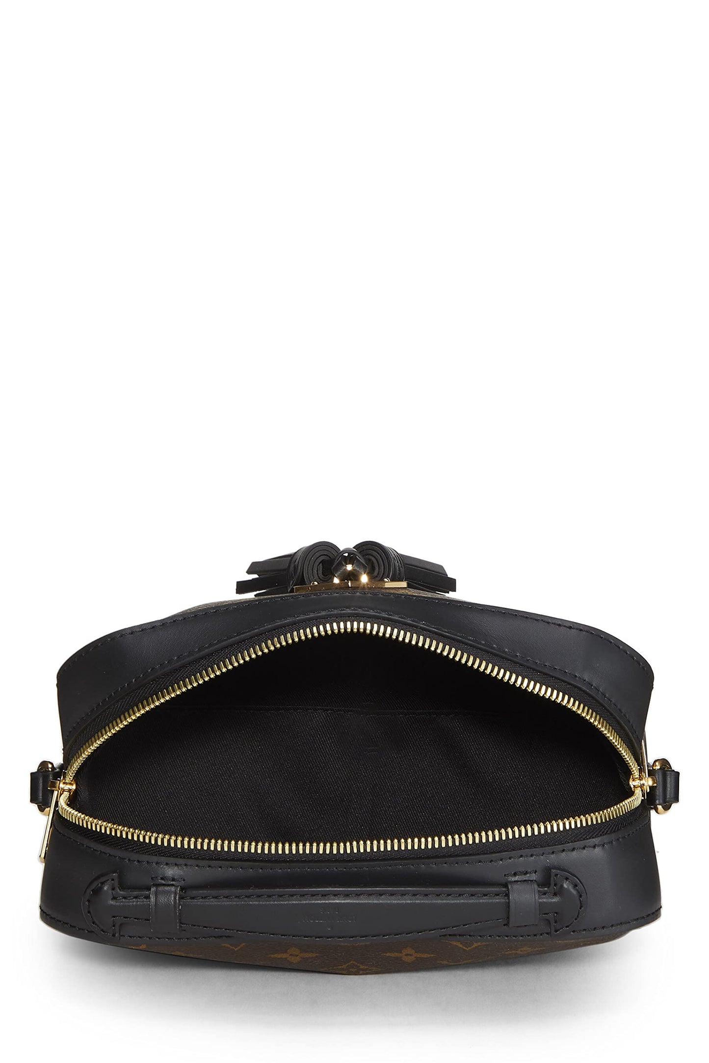 Louis Vuitton, Black Monogram Canvas Saintonge, Black