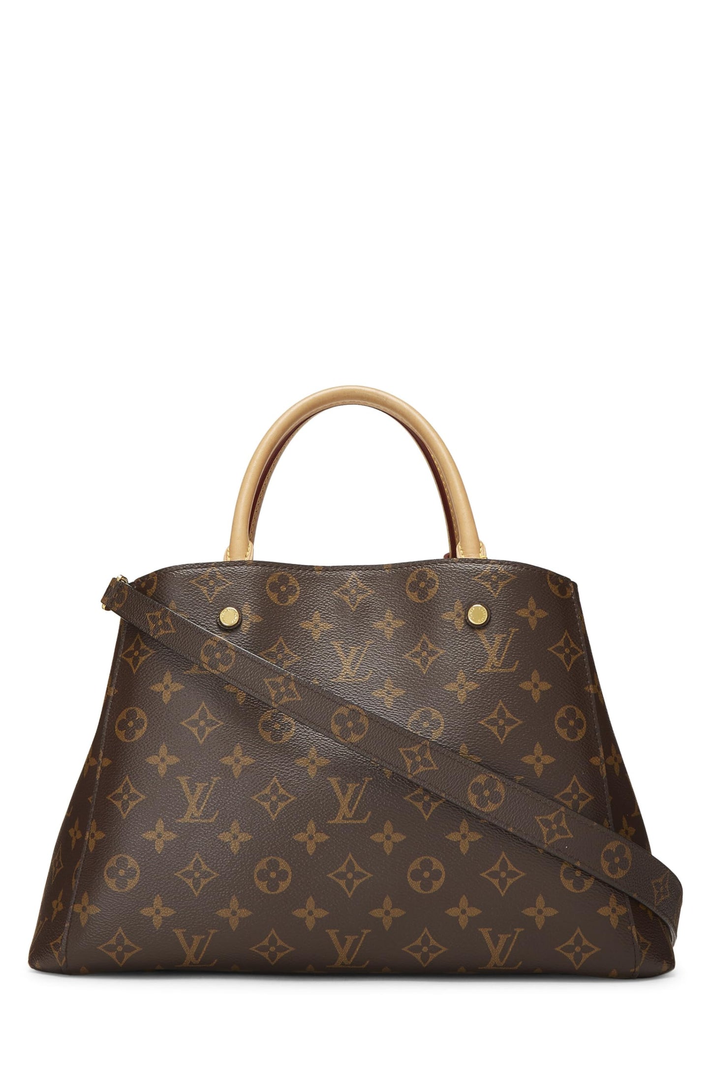 Louis Vuitton, Monogram Canvas Montaigne MM, Brown