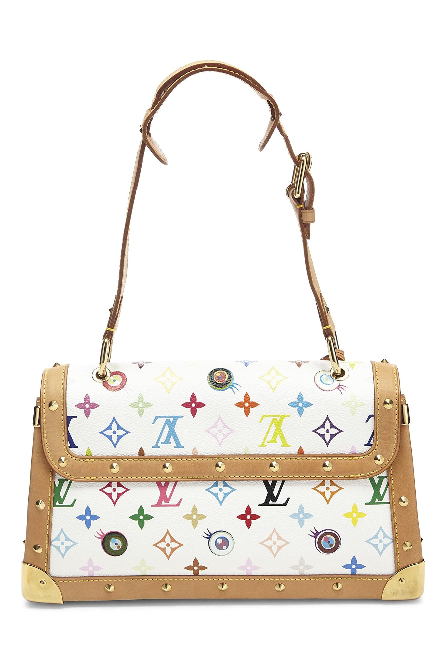 Louis Vuitton, Takashi Murakami x Louis Vuitton Eye Love Monogram Canvas Eye Need You Bag, White