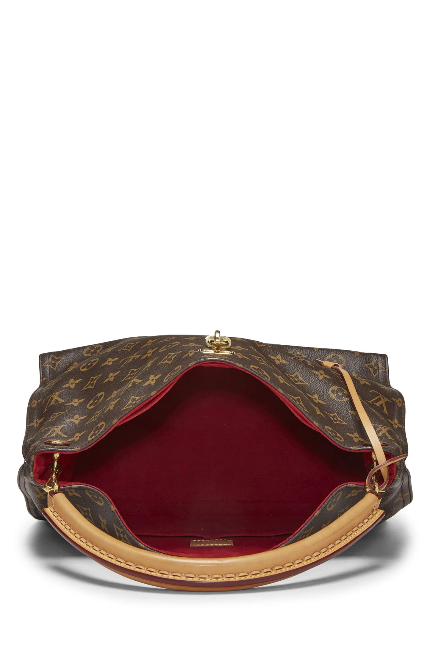 Louis Vuitton, Red Monogram Canvas Gaia, Brown