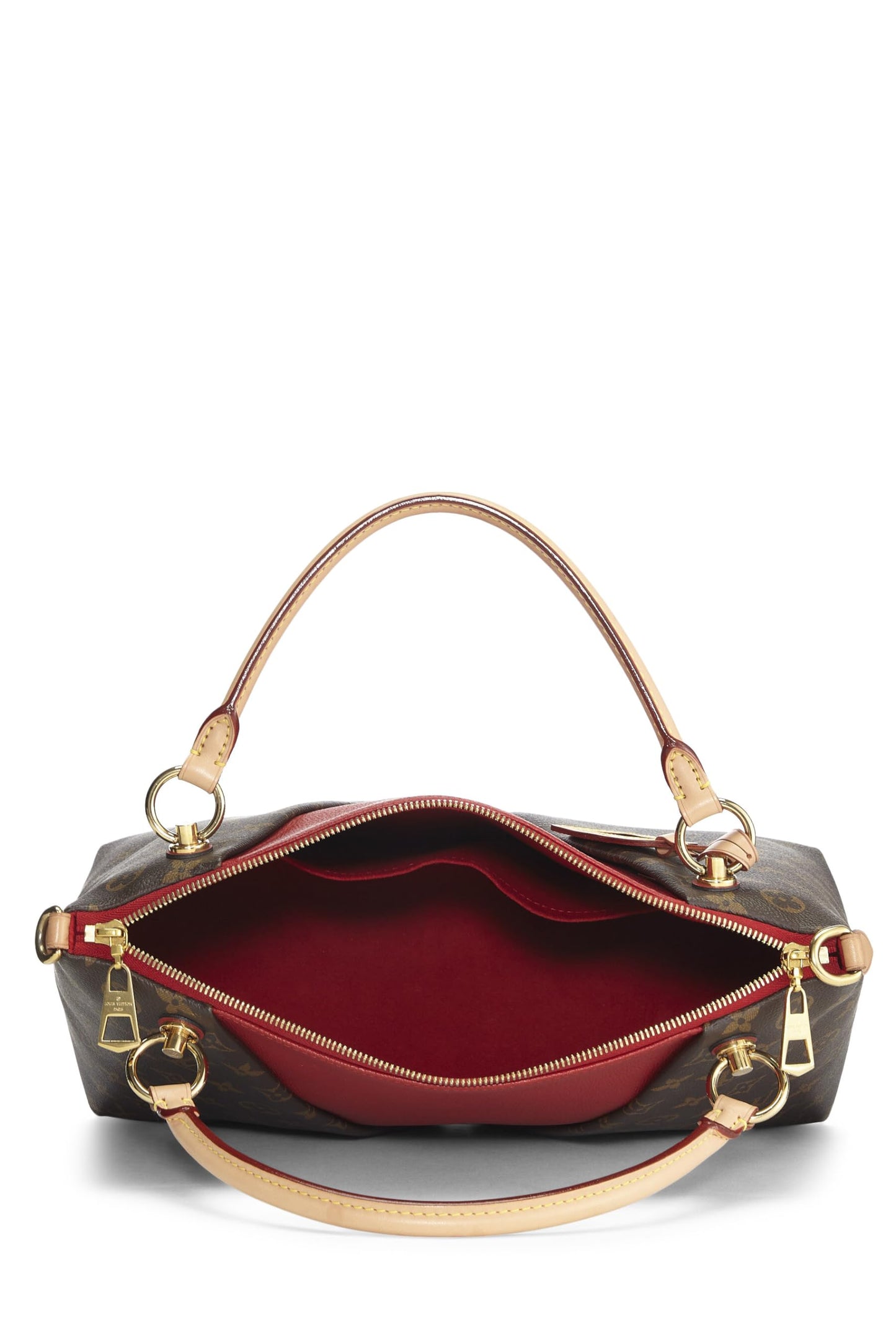 Louis Vuitton, Red Monogram Canvas V Tote BB, Red