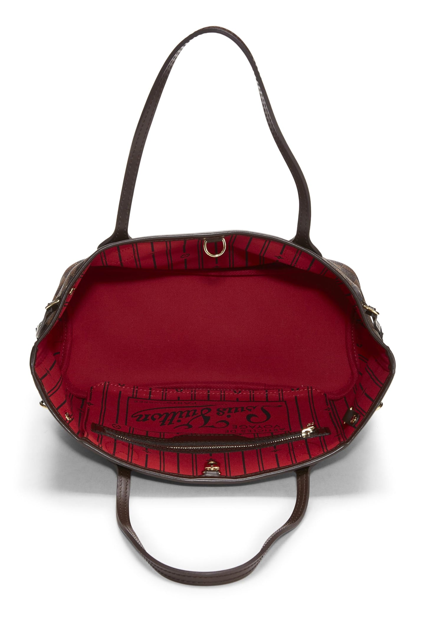 Louis Vuitton, Damier Ebene Neverfull PM, Brown