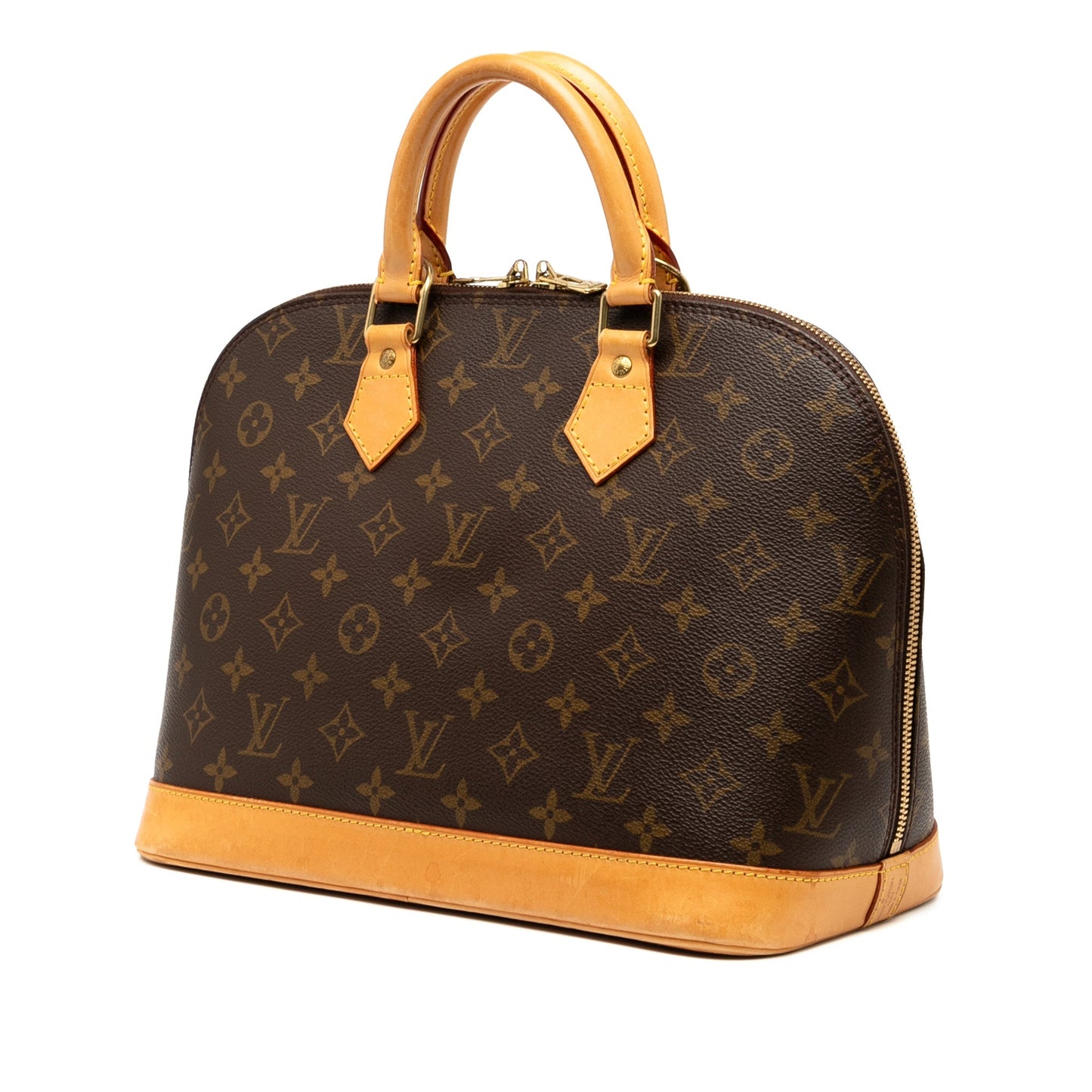 Brown Louis Vuitton Monogram Alma PM Handbag