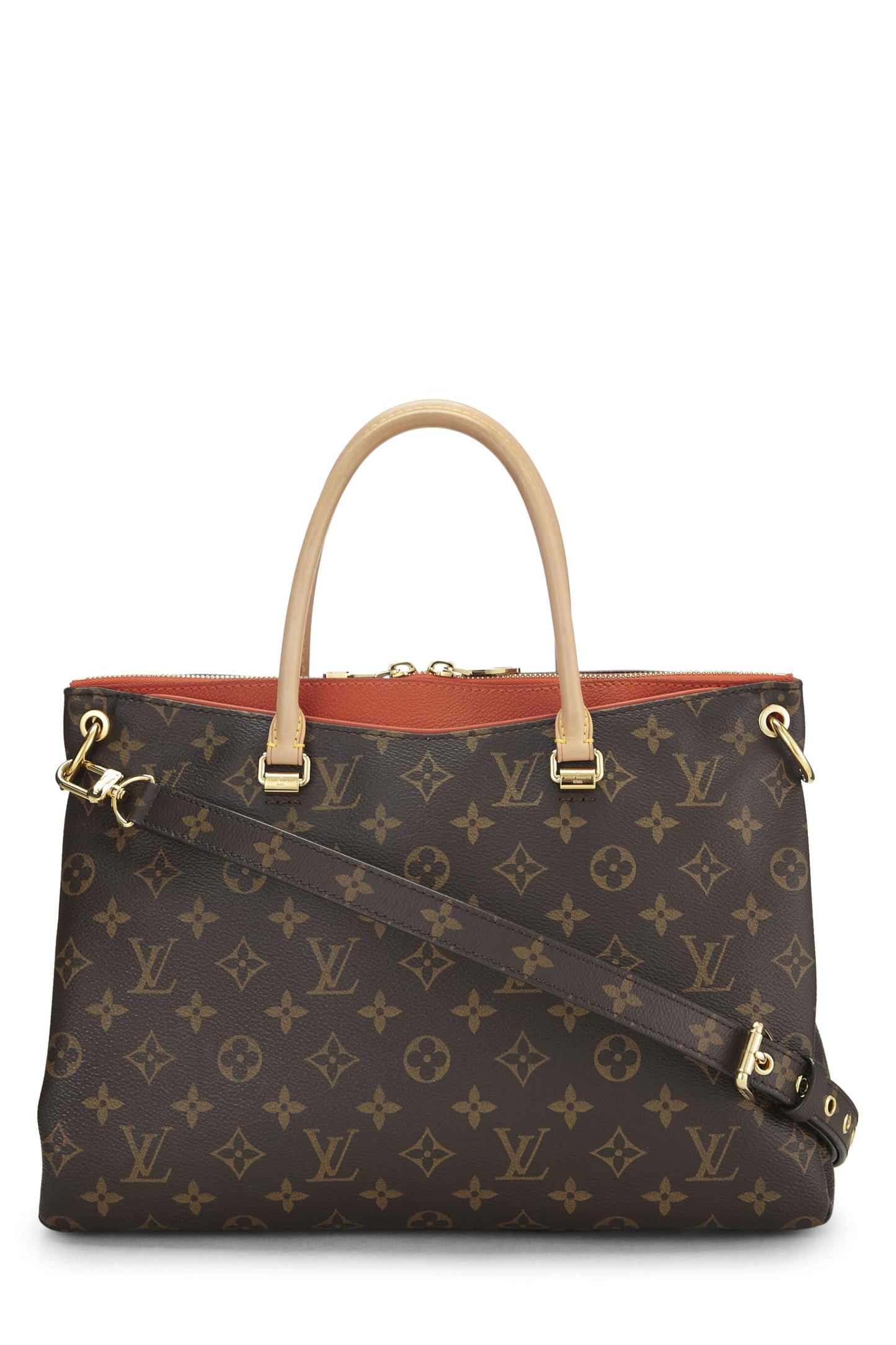 Louis Vuitton, Orange Monogram Canvas Pallas, Orange