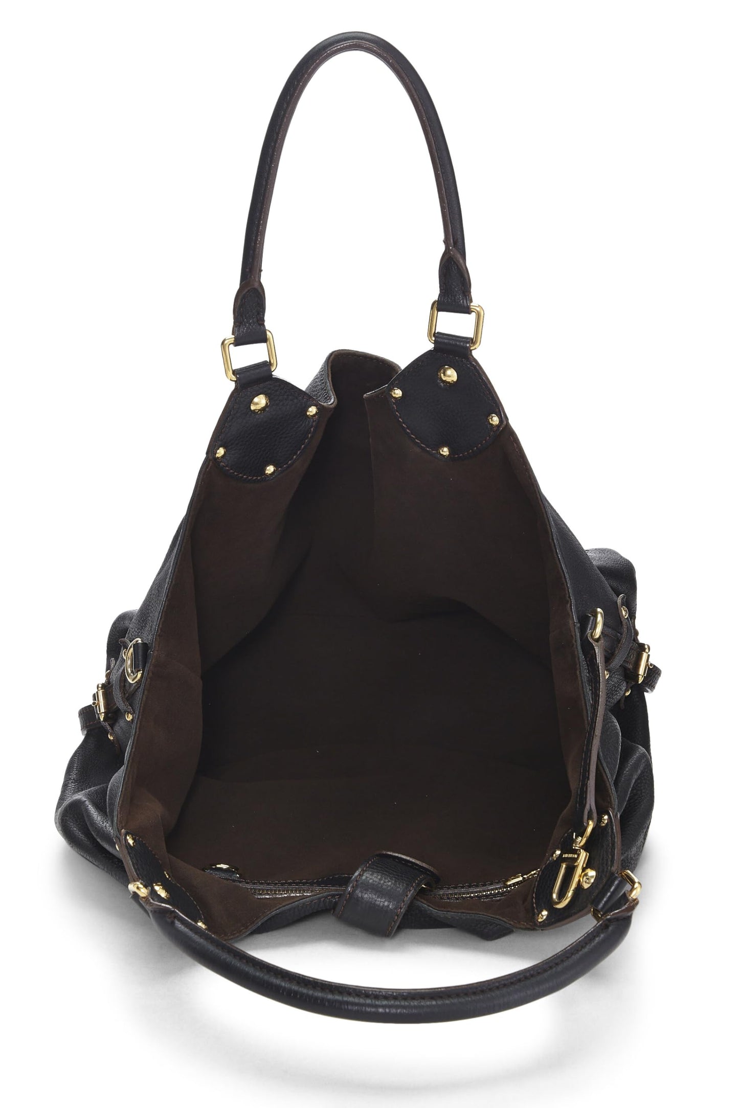 Louis Vuitton, Black Monogram Mahina Large, Black