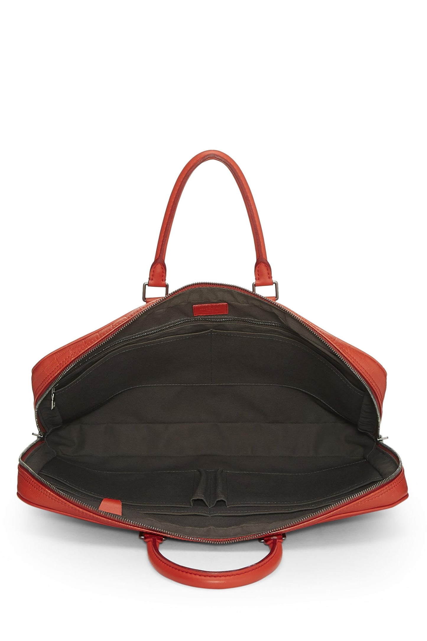 Louis Vuitton, Orange Damier Infini Porte Documents Voyage, Orange