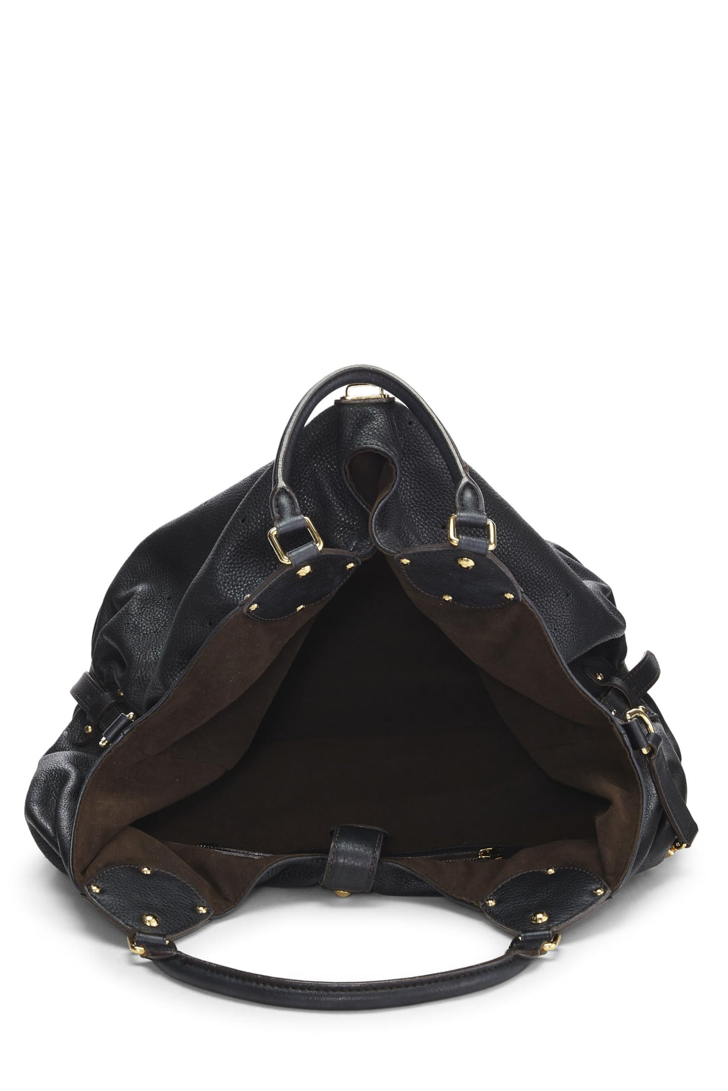 Louis Vuitton, Black Monogram Mahina XL, Black