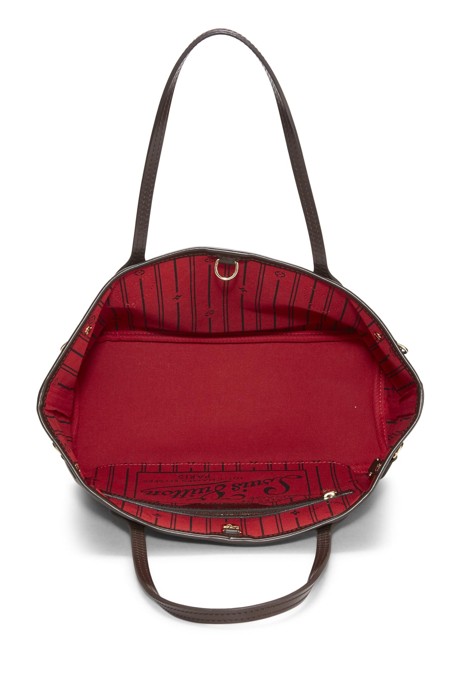 Louis Vuitton, Damier Ebene Neverfull PM, Brown
