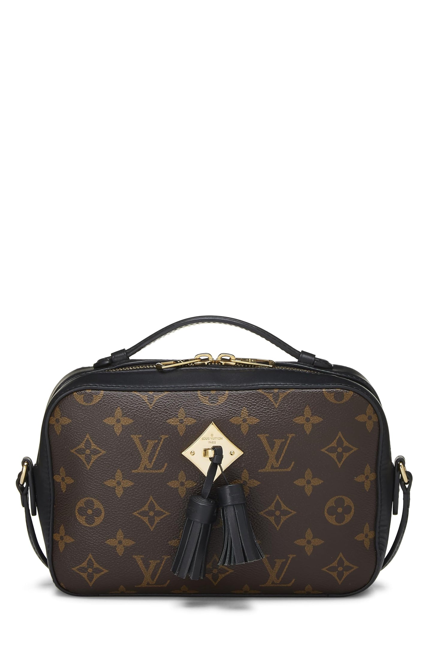 Louis Vuitton, Black Monogram Canvas Saintonge, Black