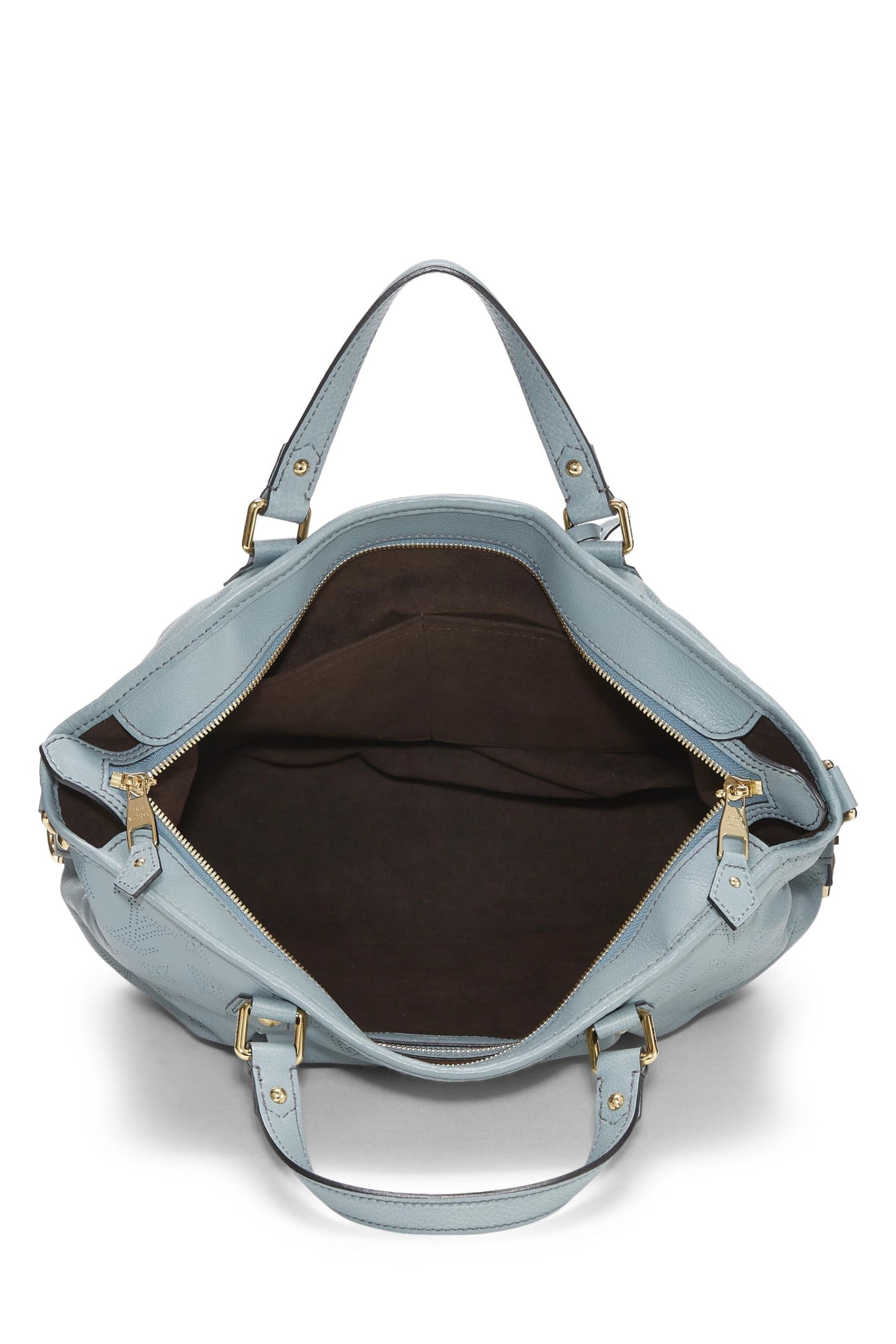 Louis Vuitton, Blue Monogram Mahina Leather Stellar PM, Blue