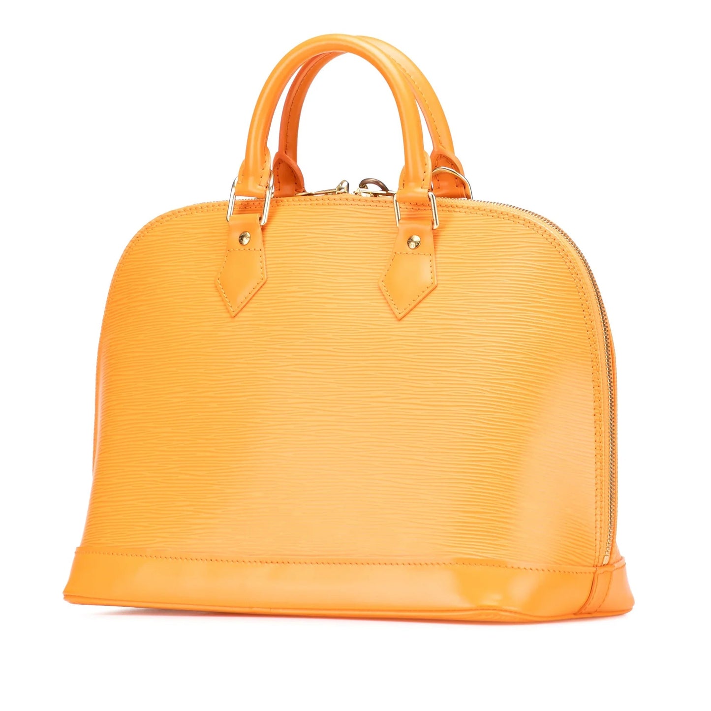 Orange Louis Vuitton Epi Alma PM Handbag