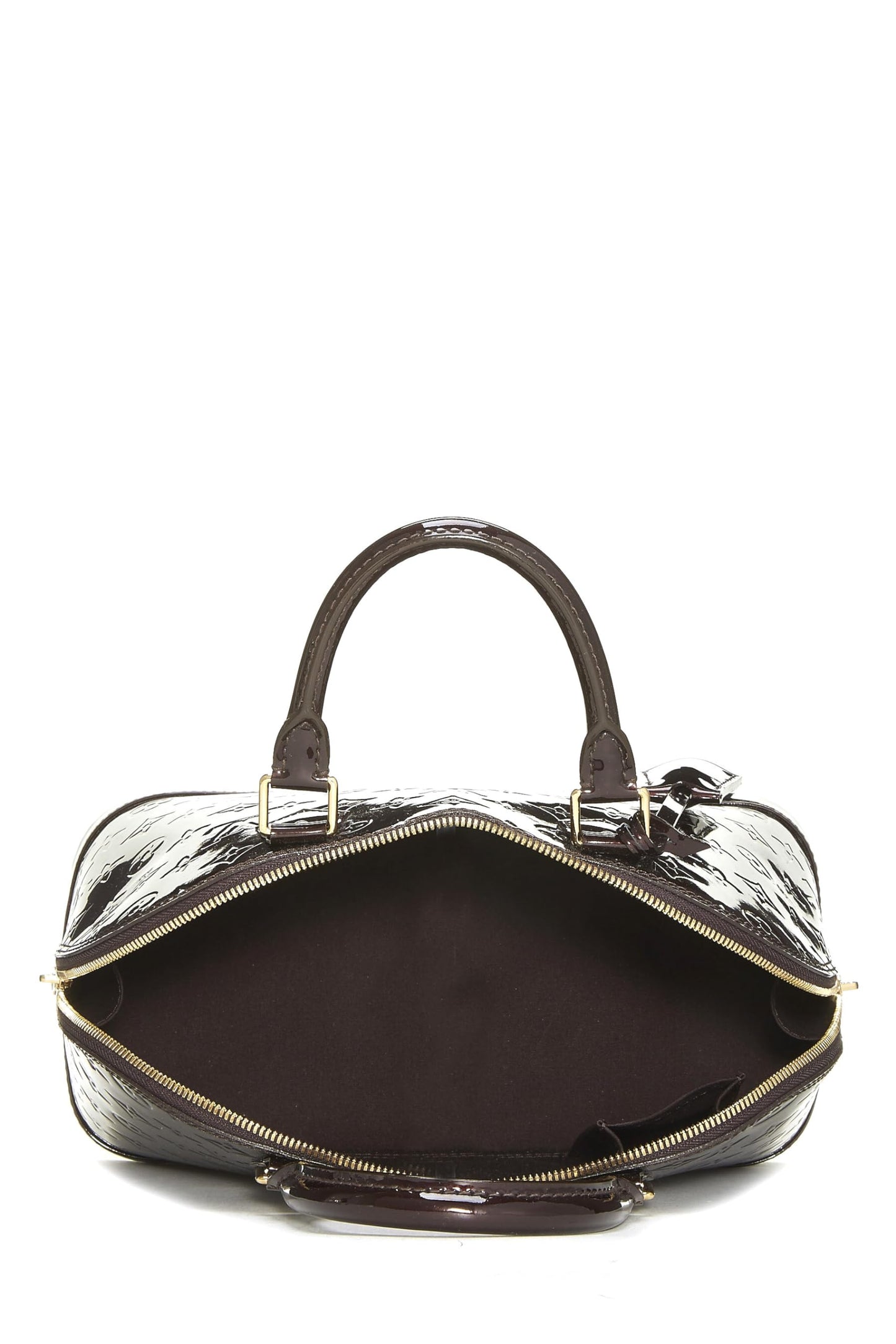 Louis Vuitton, Amarante Monogram Vernis Alma PM NM, Purple