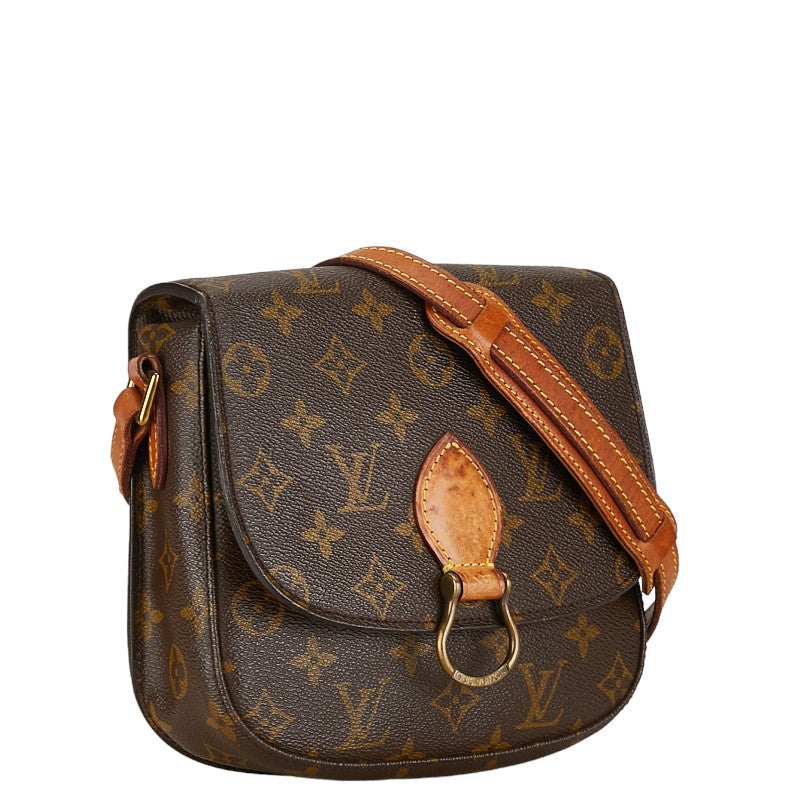 Louis Vuitton Monogram Suncrue MM Shoulderbag M51243 Brown PVC Leather Louis Vuitton