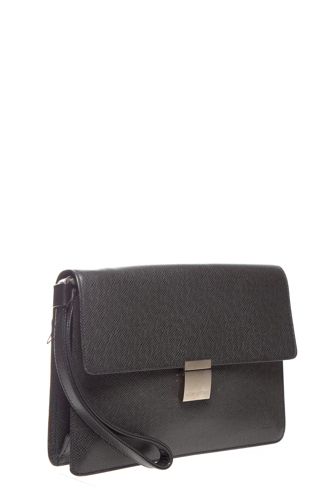 Louis Vuitton Slate Gray Taiga Leather Briefcase