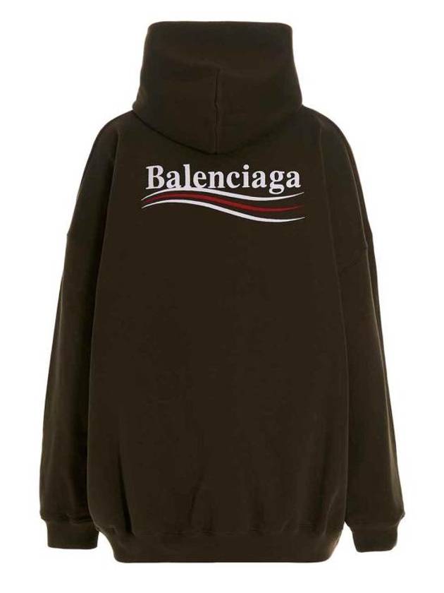 Luxury Balenciaga Trending 2026 Political Campaign Oversized Fit Hoodie Green