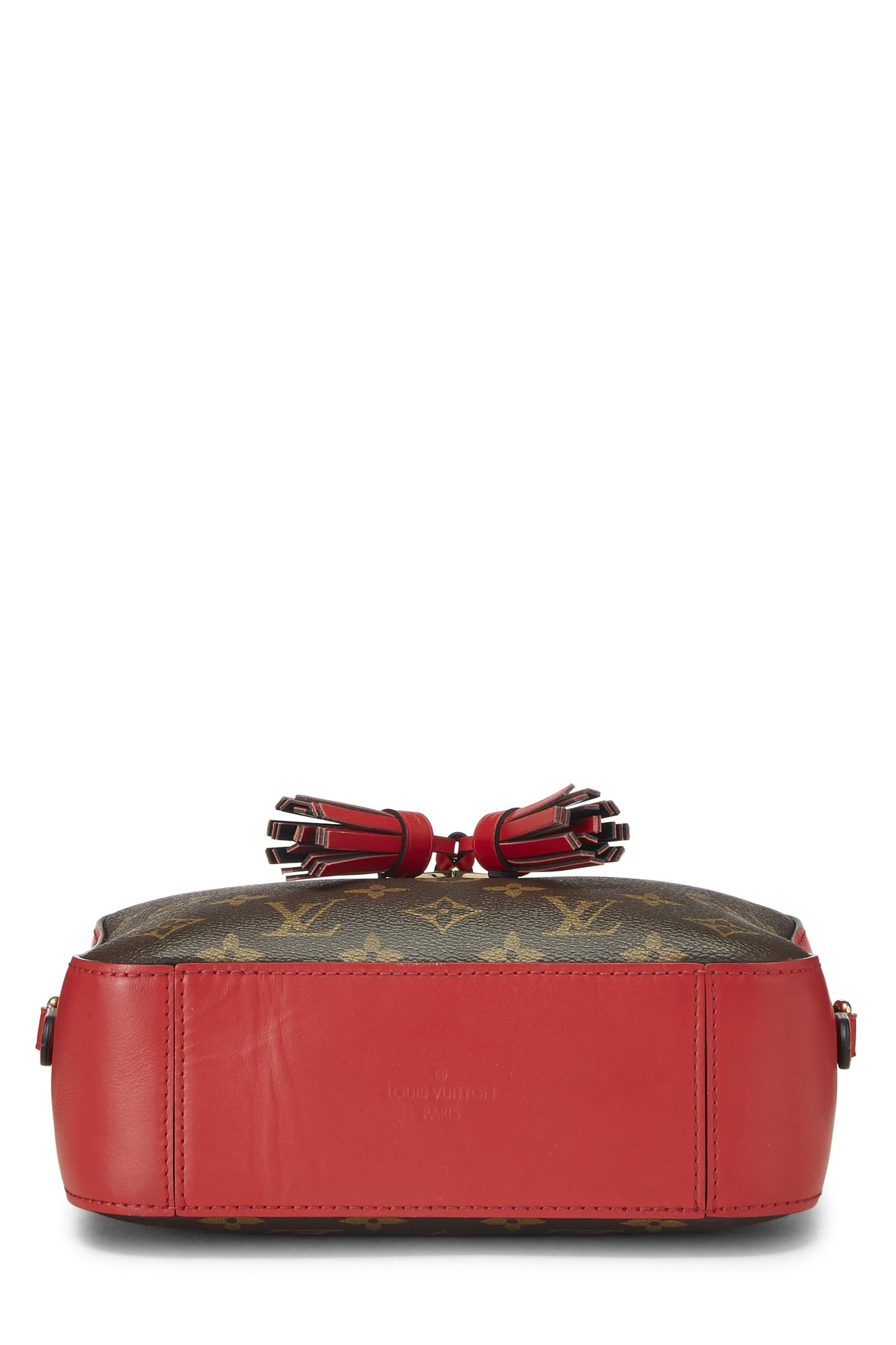 Louis Vuitton, Red Monogram Canvas Saintonge, Red