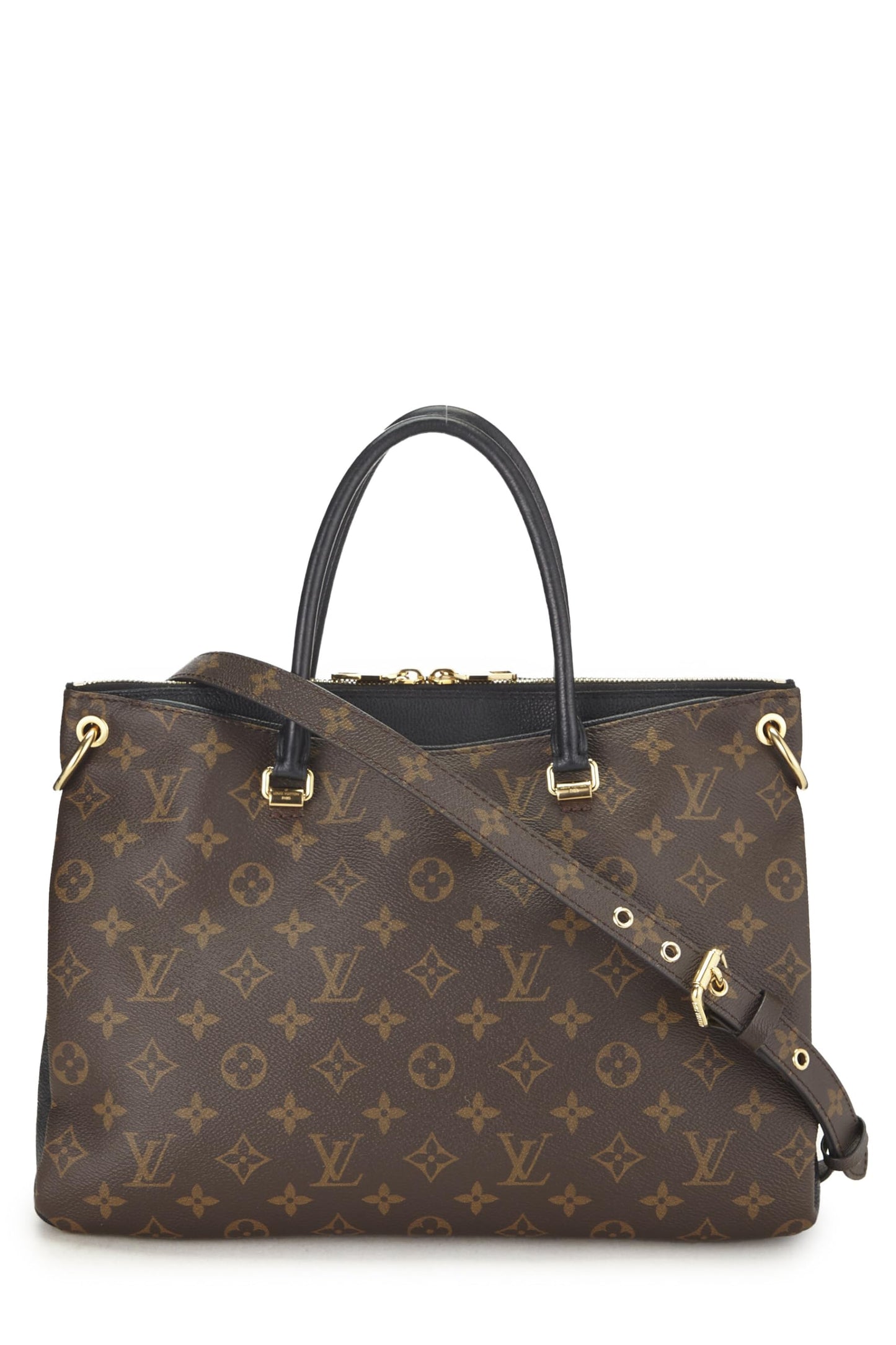 Louis Vuitton, Black Monogram Canvas Pallas NM, Black