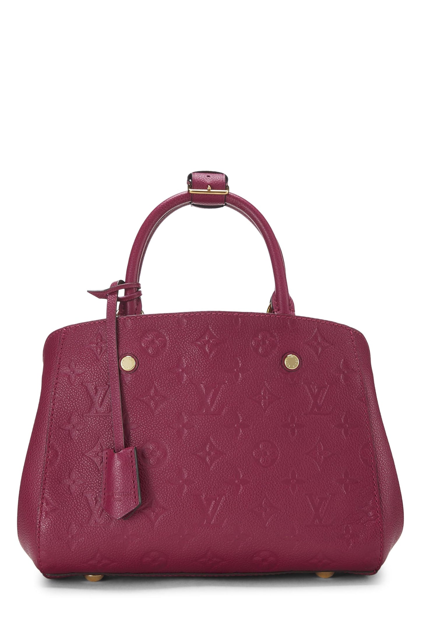 Louis Vuitton, Pink Monogram Empreinte Montaigne BB, Pink