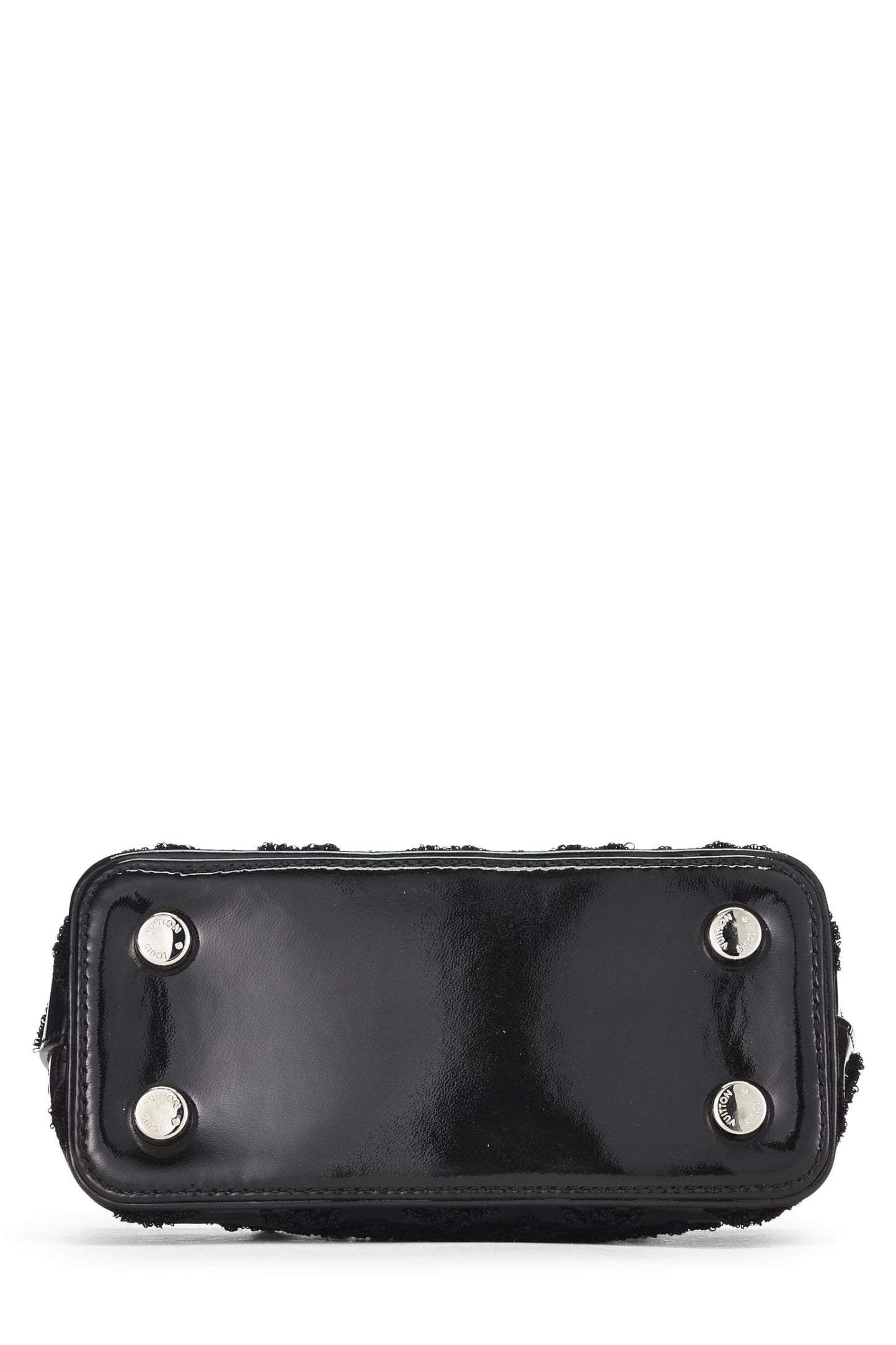 Louis Vuitton, Black Monogram Patent Leather Fascination Lockit BB, Black
