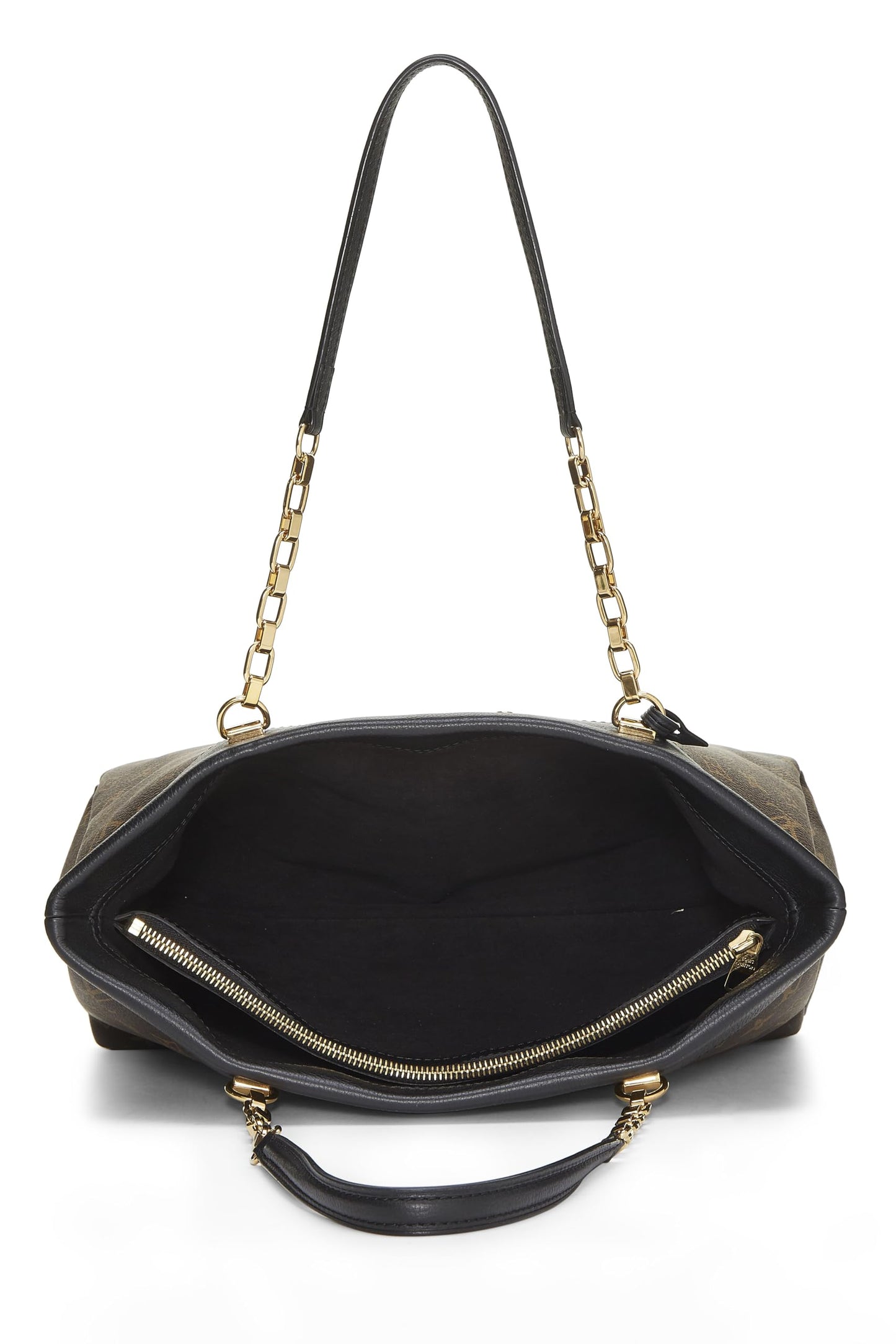 Louis Vuitton, Black Monogram Canvas Pallas Shopper, Black