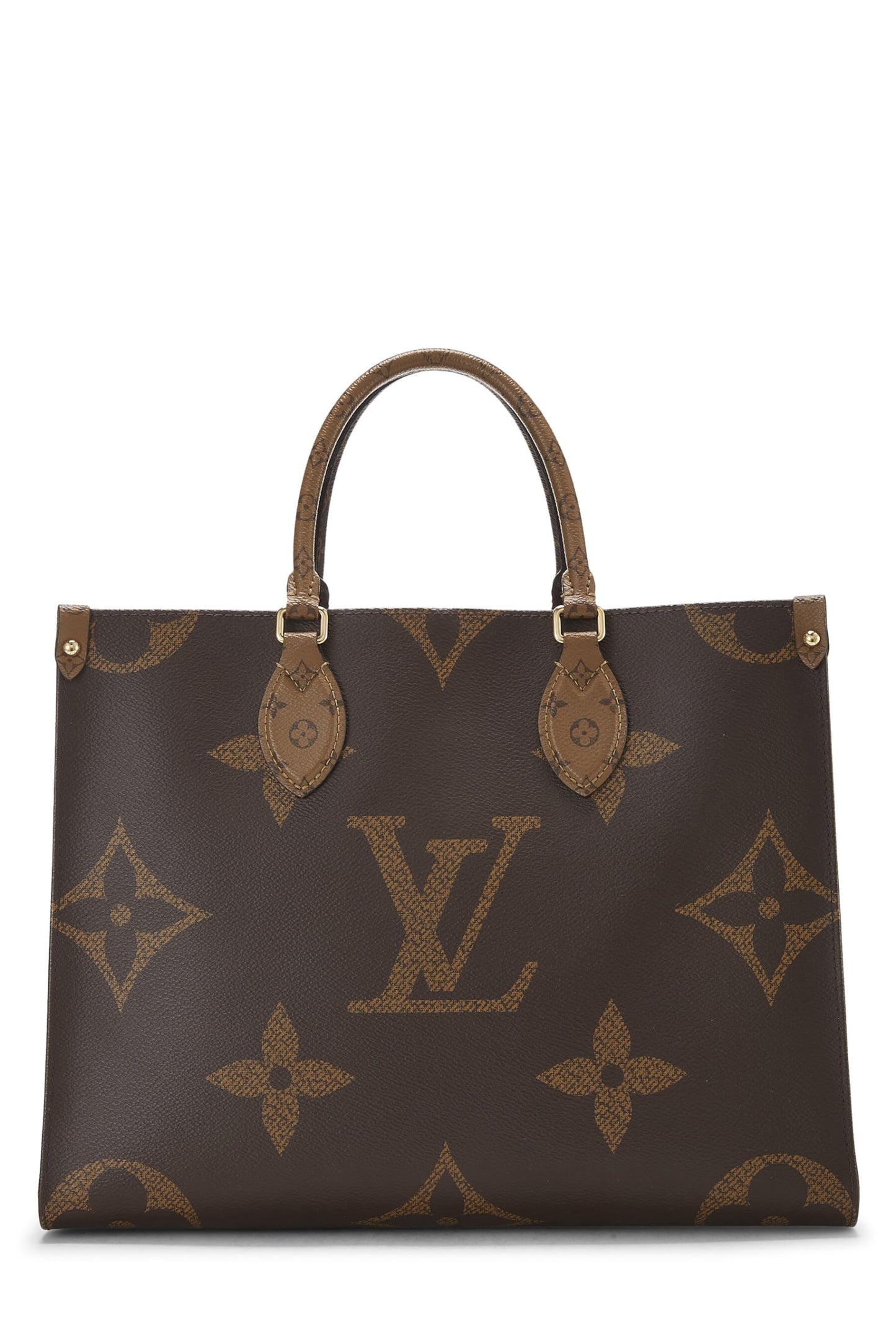 Louis Vuitton, Brown Giant Monogram On The Go MM, Brown