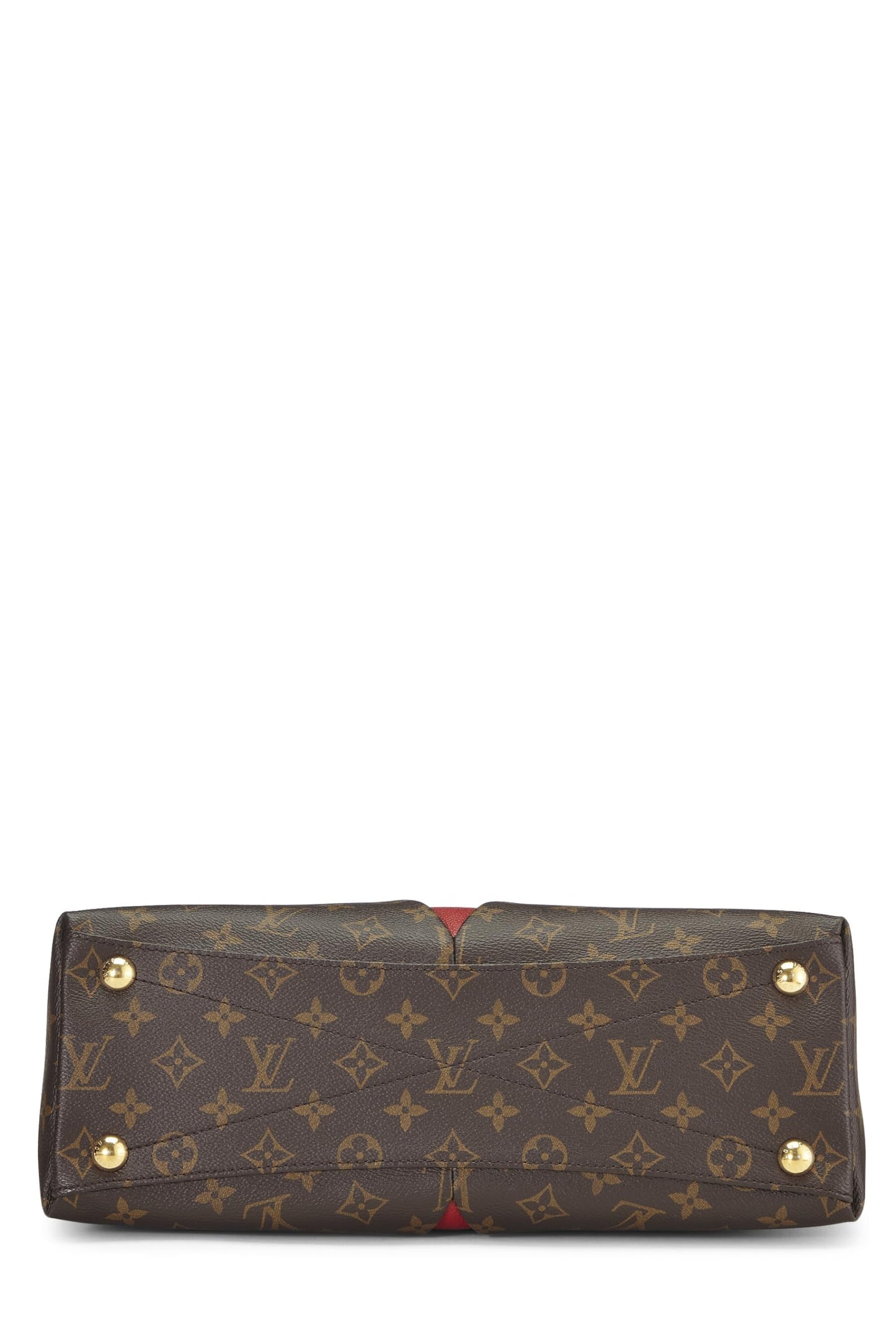 Louis Vuitton, Red Monogram Canvas V Tote BB, Red