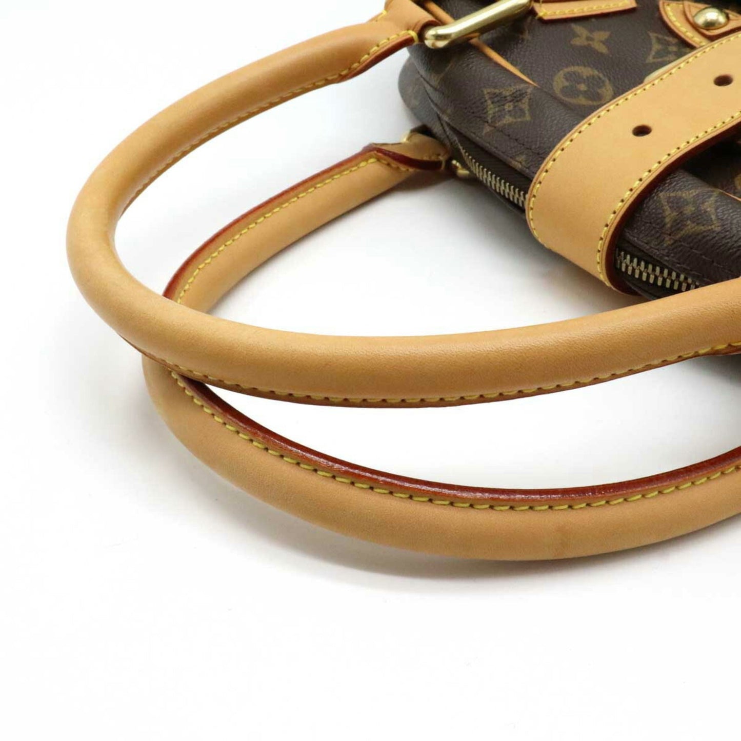 Louis Vuitton Brown Canvas Manhattan handbag bag