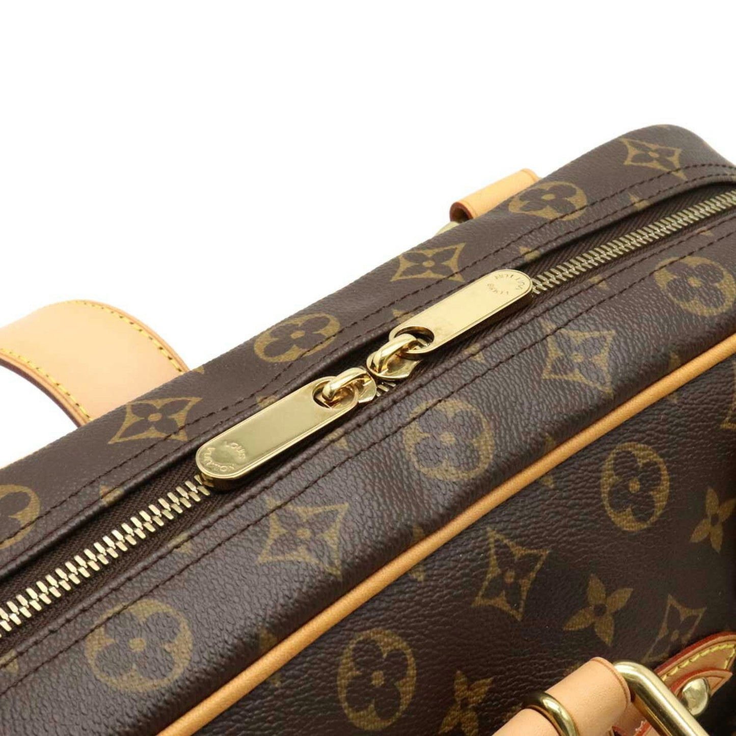 Louis Vuitton Brown Canvas Manhattan handbag bag