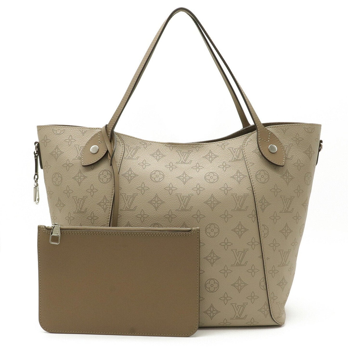 Louis Vuitton Beige Leather Mahina handbag bag