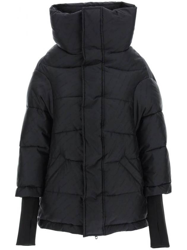Luxury Balenciaga Trending 2026 WoMen's Swing Logo Puffer Down Padding Black