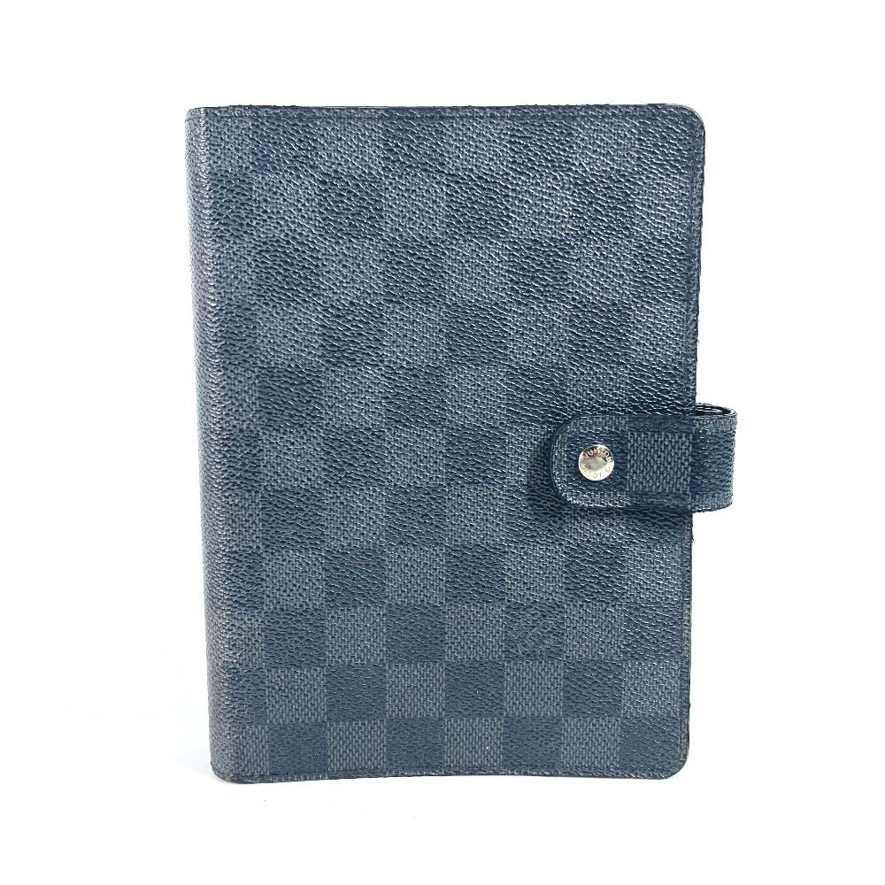 LOUIS VUITTON Notebook cover R20242 Damier Grafitto Canvas black Damier Grafitte Agenda MM mens