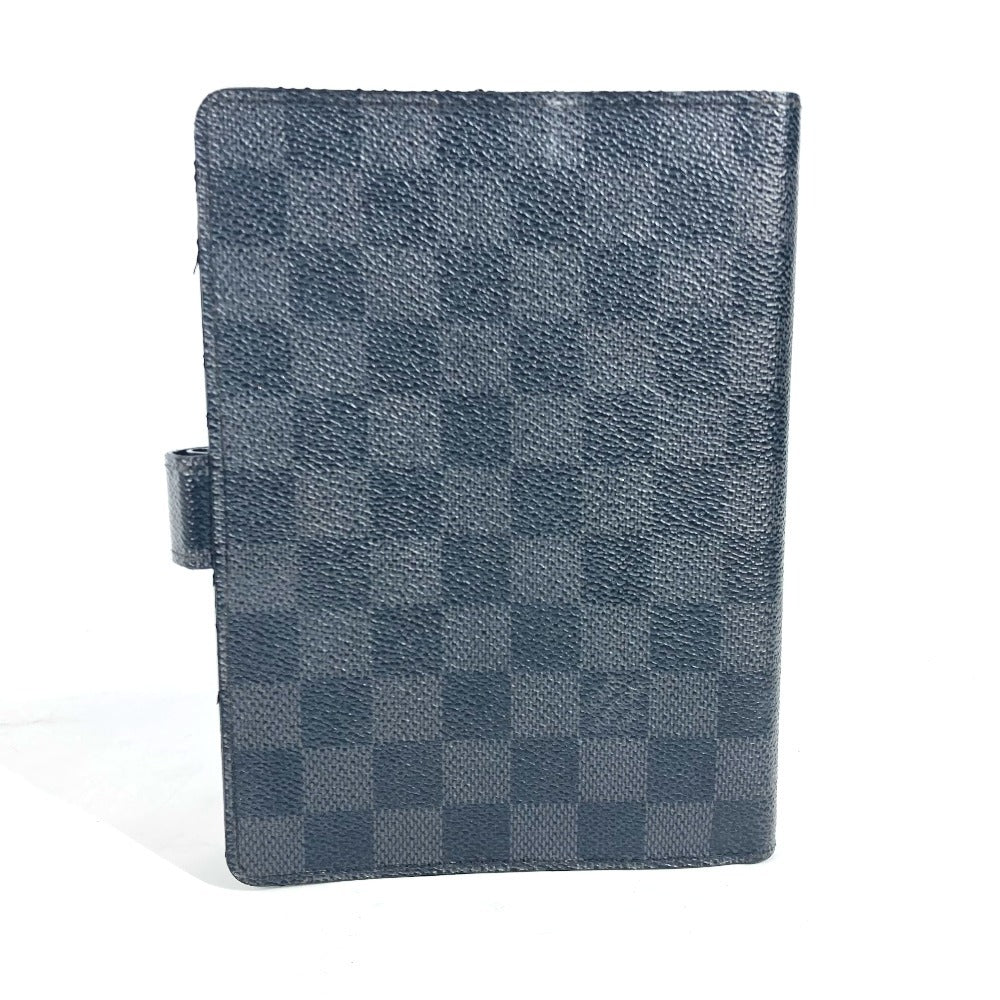 LOUIS VUITTON Notebook cover R20242 Damier Grafitto Canvas black Damier Grafitte Agenda MM mens