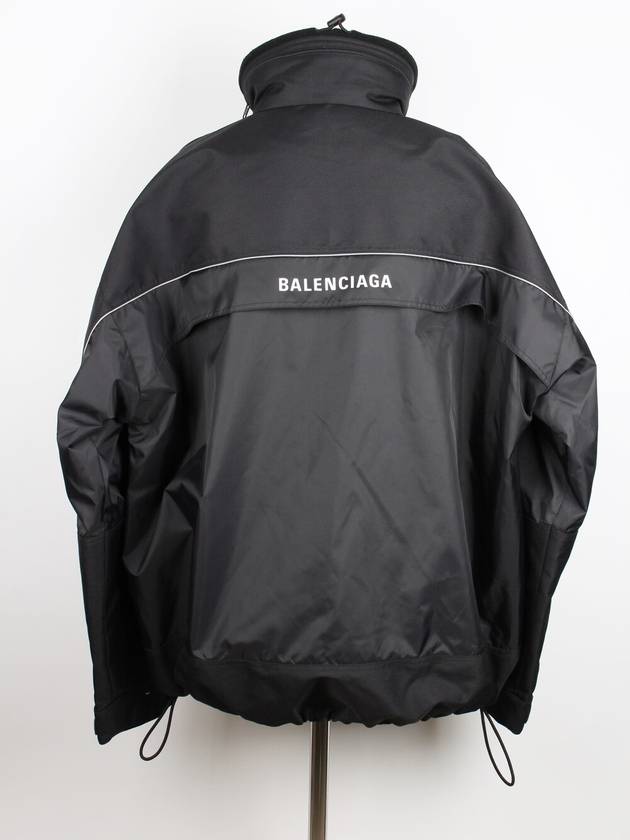 Luxury Balenciaga Trending 2026 Logo Anorak Black 46