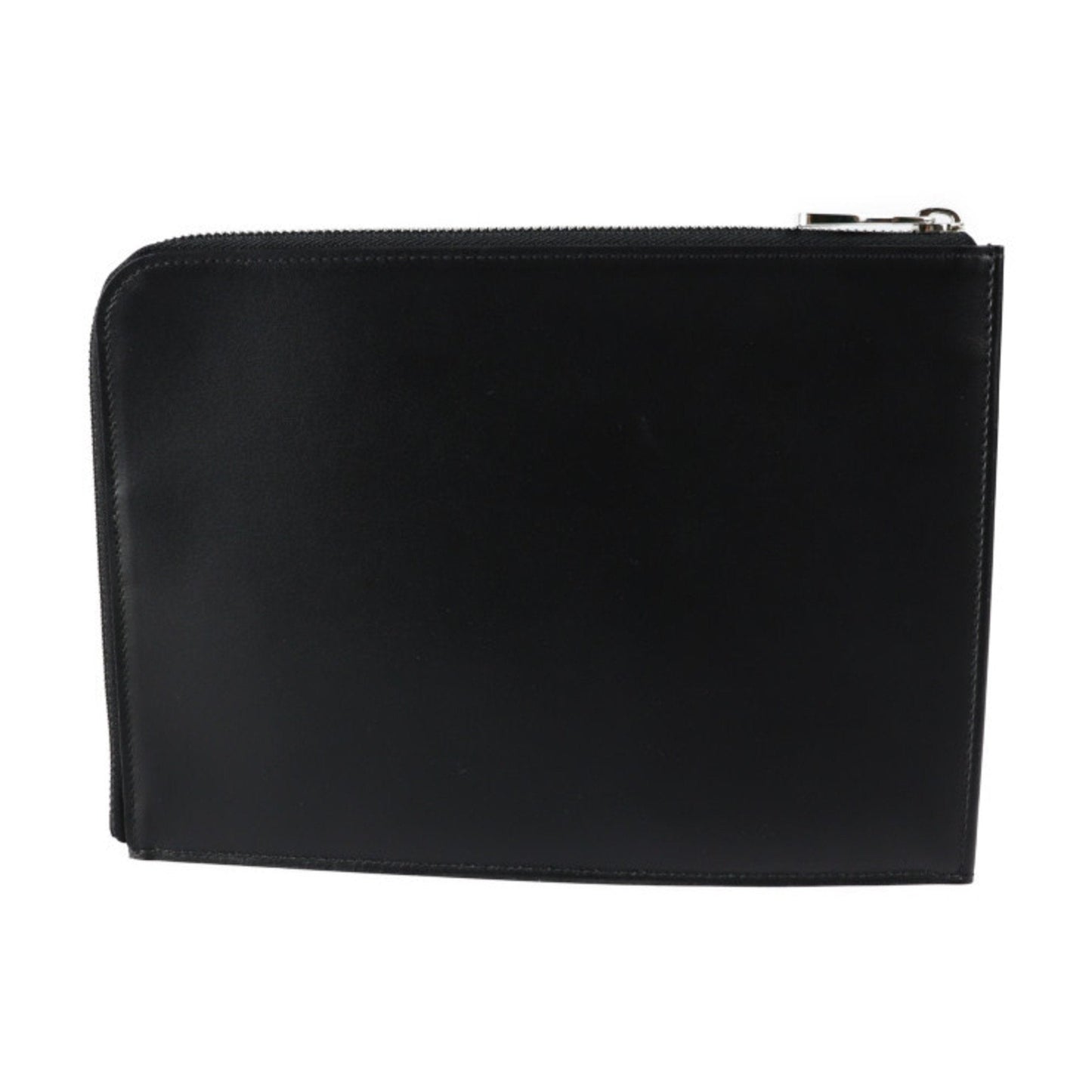 Louis Vuitton Black Leather Pochette Jour clutch bag