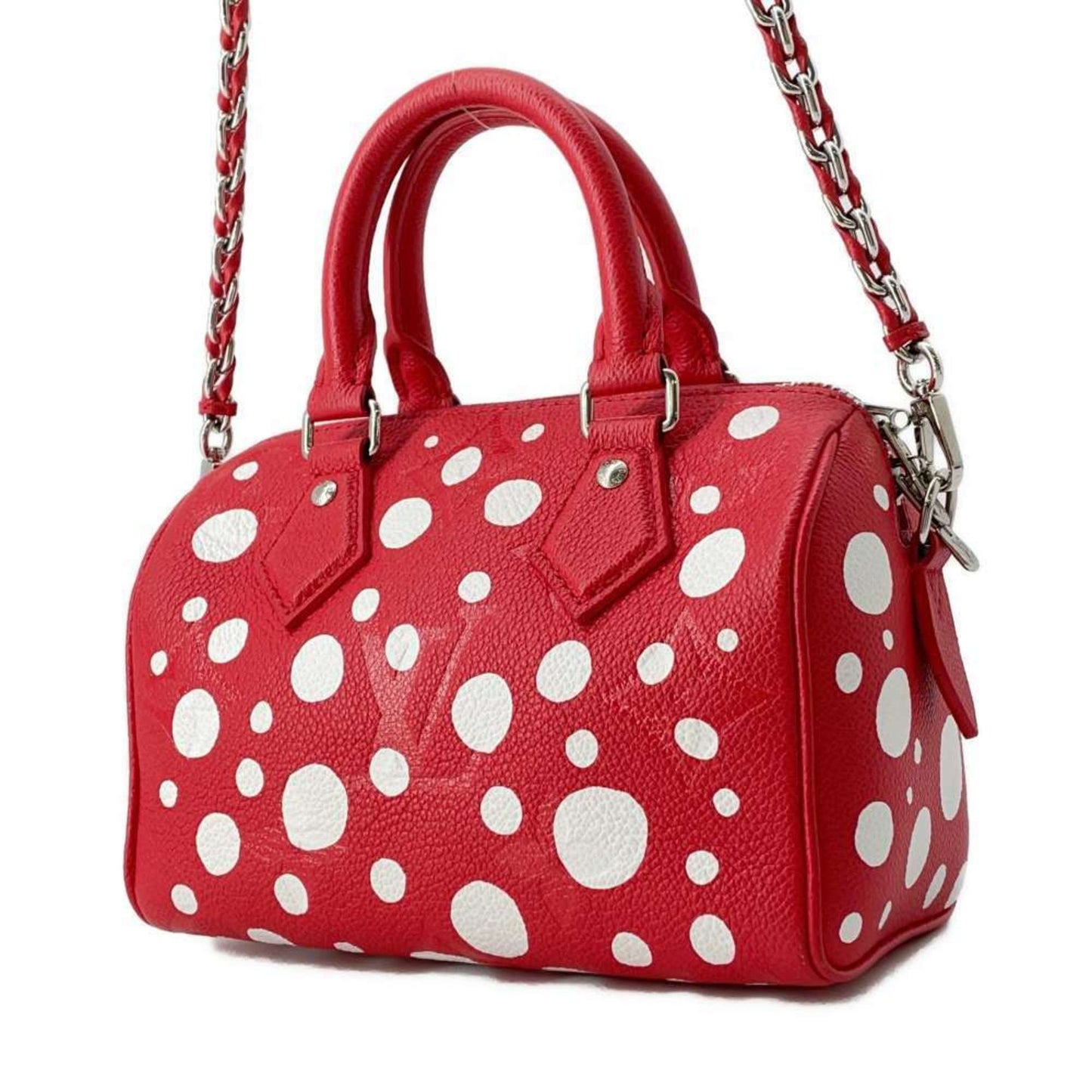 Louis Vuitton Blanc Rouge Monogram Empreinte Handbag