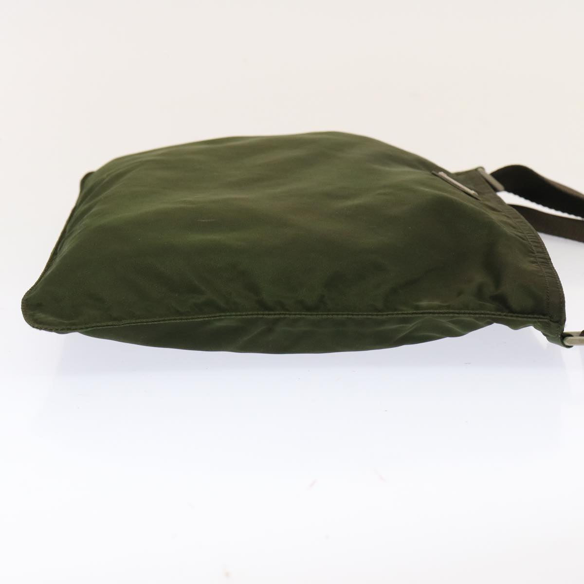 PRADA Shoulder Bag Nylon Khaki Auth 72628
