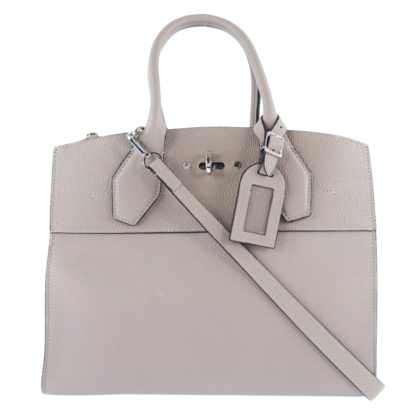 Louis Vuitton Beige Leather City steamer handbag bag