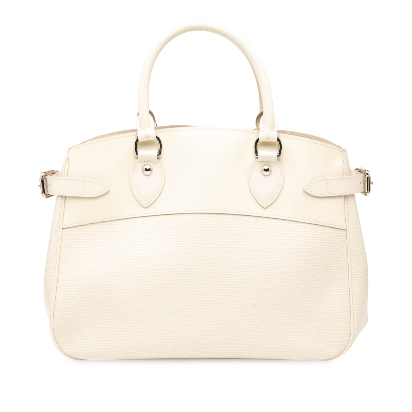 White Louis Vuitton Epi Passy PM Handbag