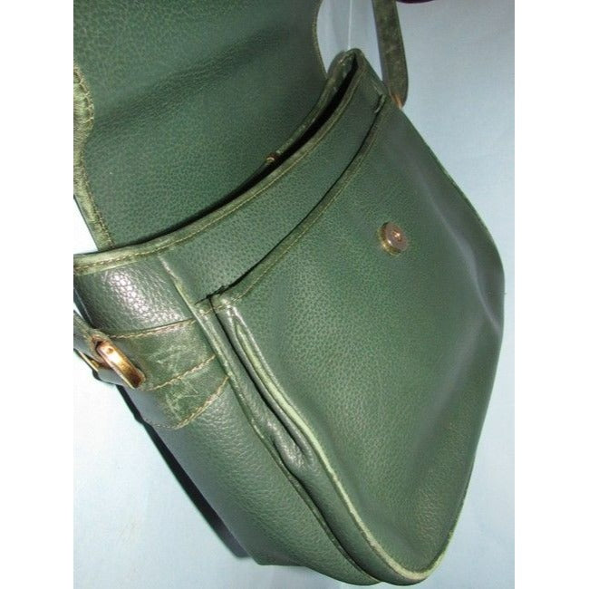 Gucci Vintage Purses Green Leather Bag