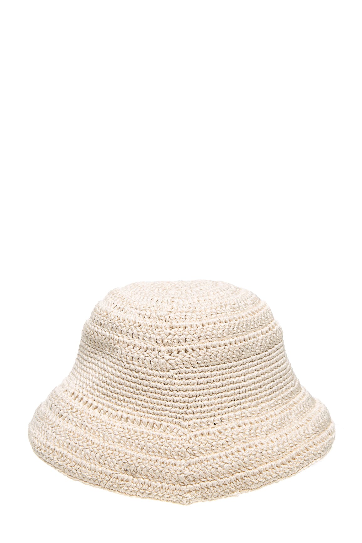 Fendi Cream and Gold Embroidered Hat SZ M/L