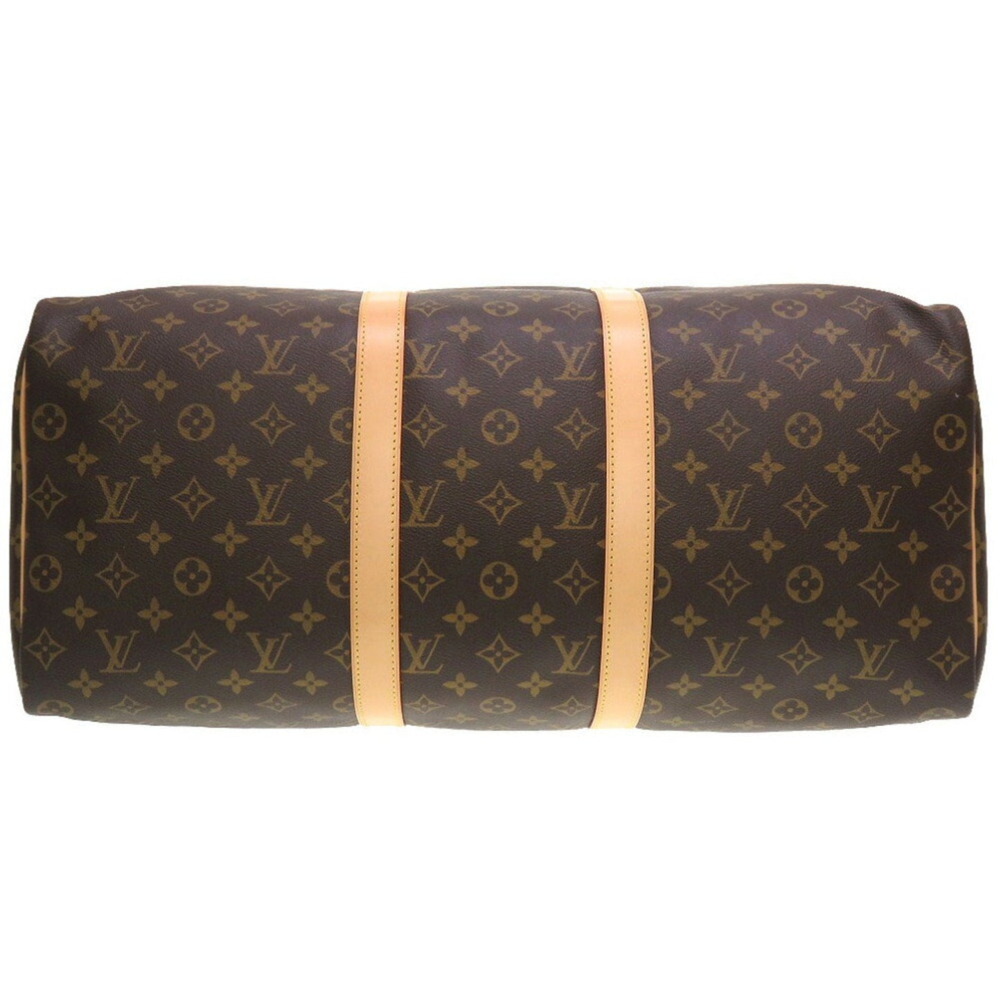 Louis Vuitton Brown Canvas Keepall 50 travel bag