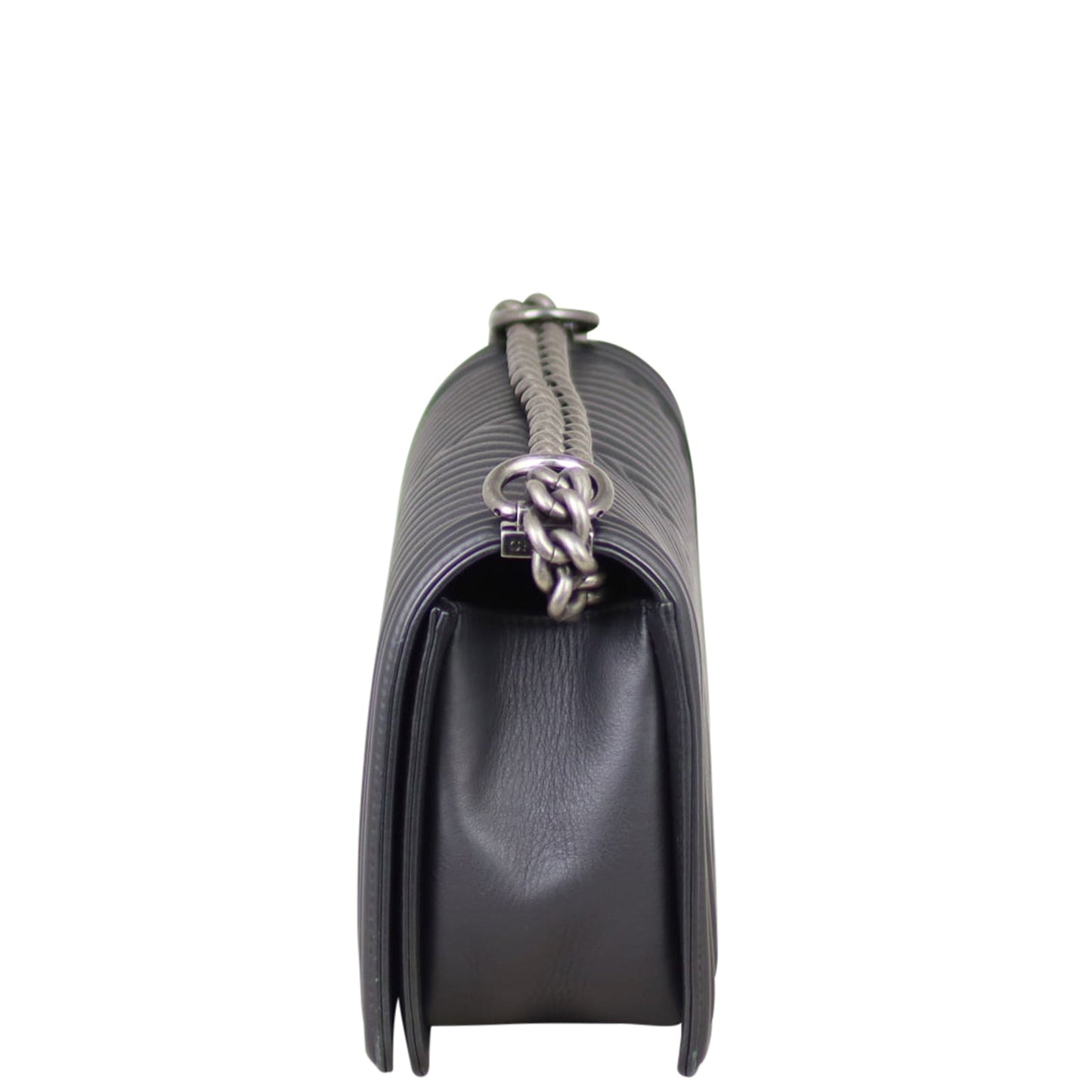 Chanel Boy Old Medium | Black Chevron