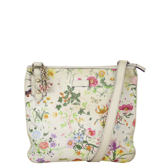 Gucci Flora Canvas Small Messenger Bag