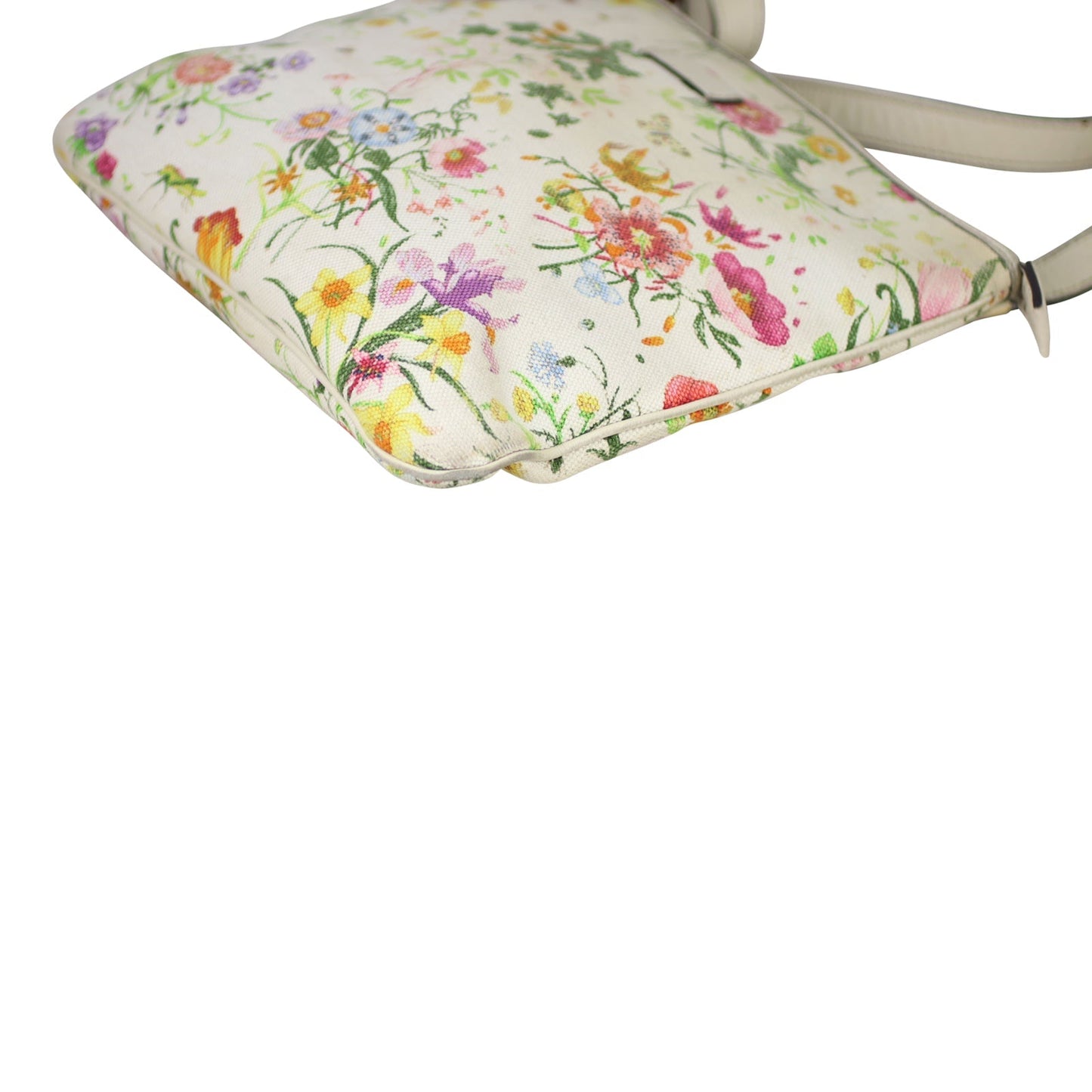 Gucci Flora Canvas Small Messenger Bag
