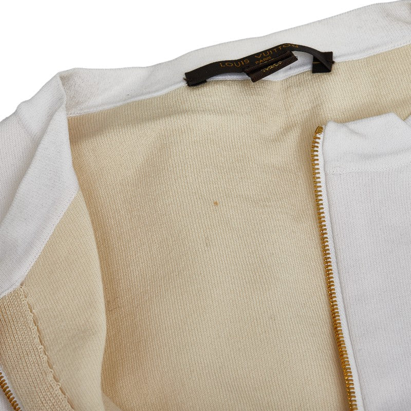 Louis Vuitton Monogram Long-Handy One Piece ize: XS White Beige Cotton Nylon Polyurethane Lady Louis Vuitton