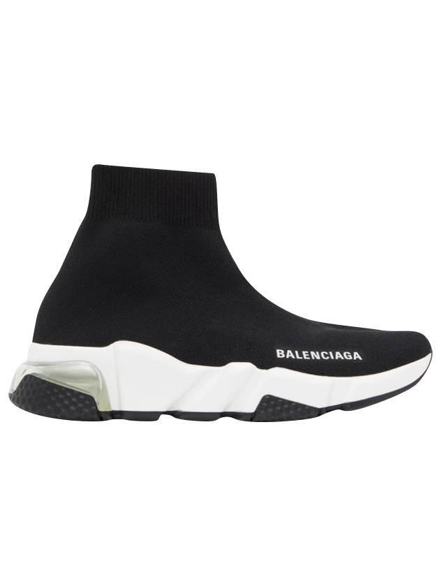 Luxury Balenciaga Trending 2026 Speedrunner Clear Sole High Top Sneakers Black