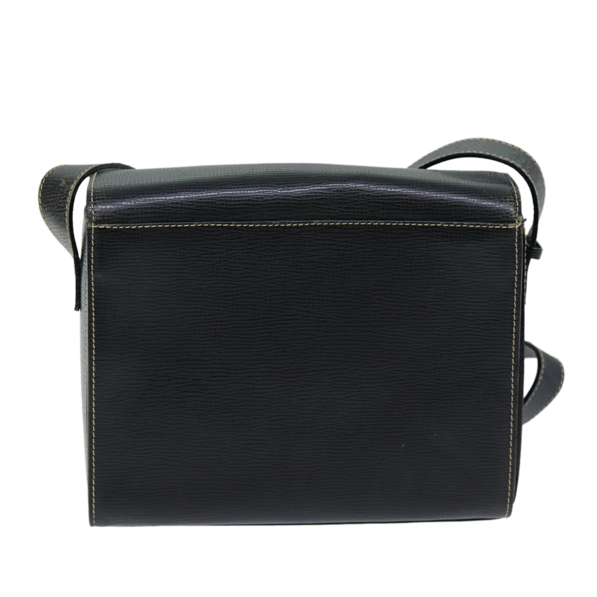Luxury CELINE Shoulder Bag Leather Black  73484