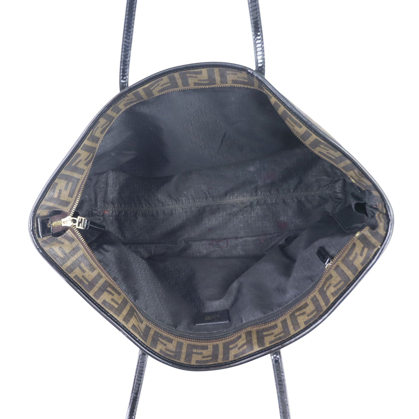 Fendi Zucca Roll Tote Mamma Baguette Print