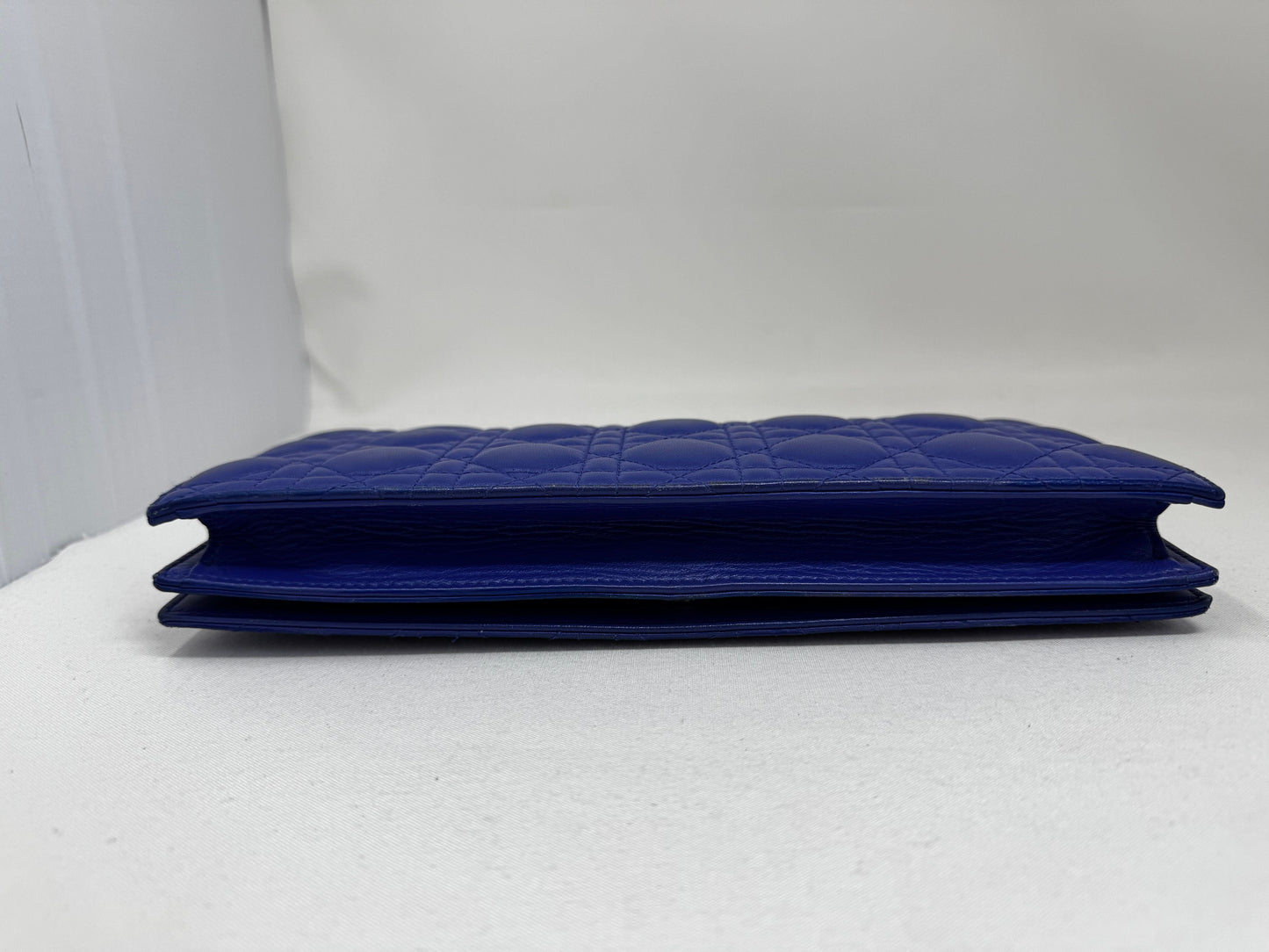 Christian Dior  Cannage Chain Shoulder Bag | Blue BJ1-07