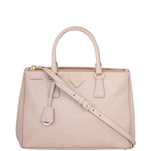 Prada Saffiano Lux Galleria Double Zip Tote Medium